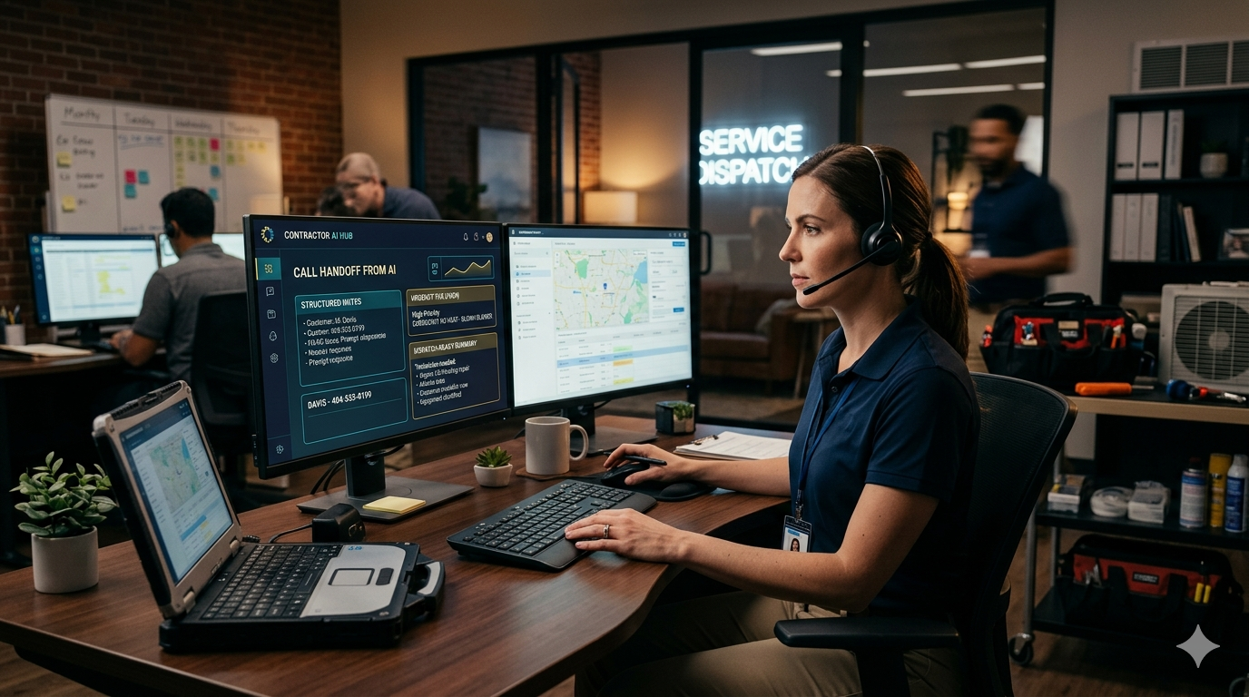 AI Answering Service for Contractors: What It Should Handle, What It Should Escalate, and Where It Actually Pays Off visual 2