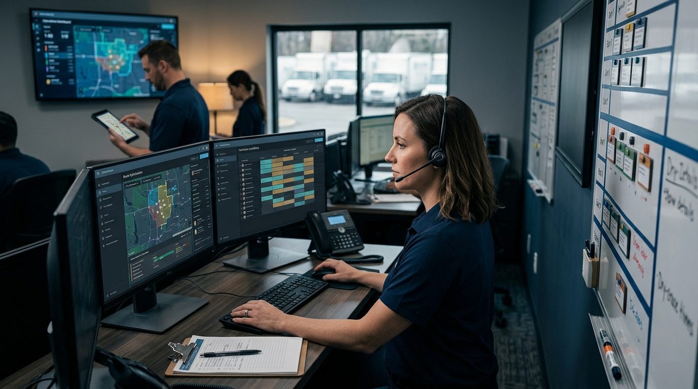 AI Dispatch Workflows for Home Service Offices: Where Automation Actually Helps visual 1