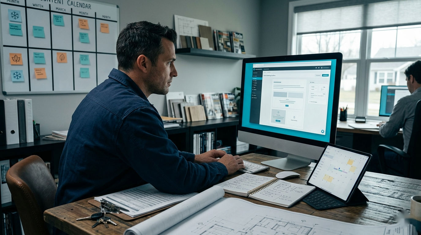 Contractor Email Newsletter Ideas With AI: How to Stay Visible Without Writing From Scratch Every Month visual 1