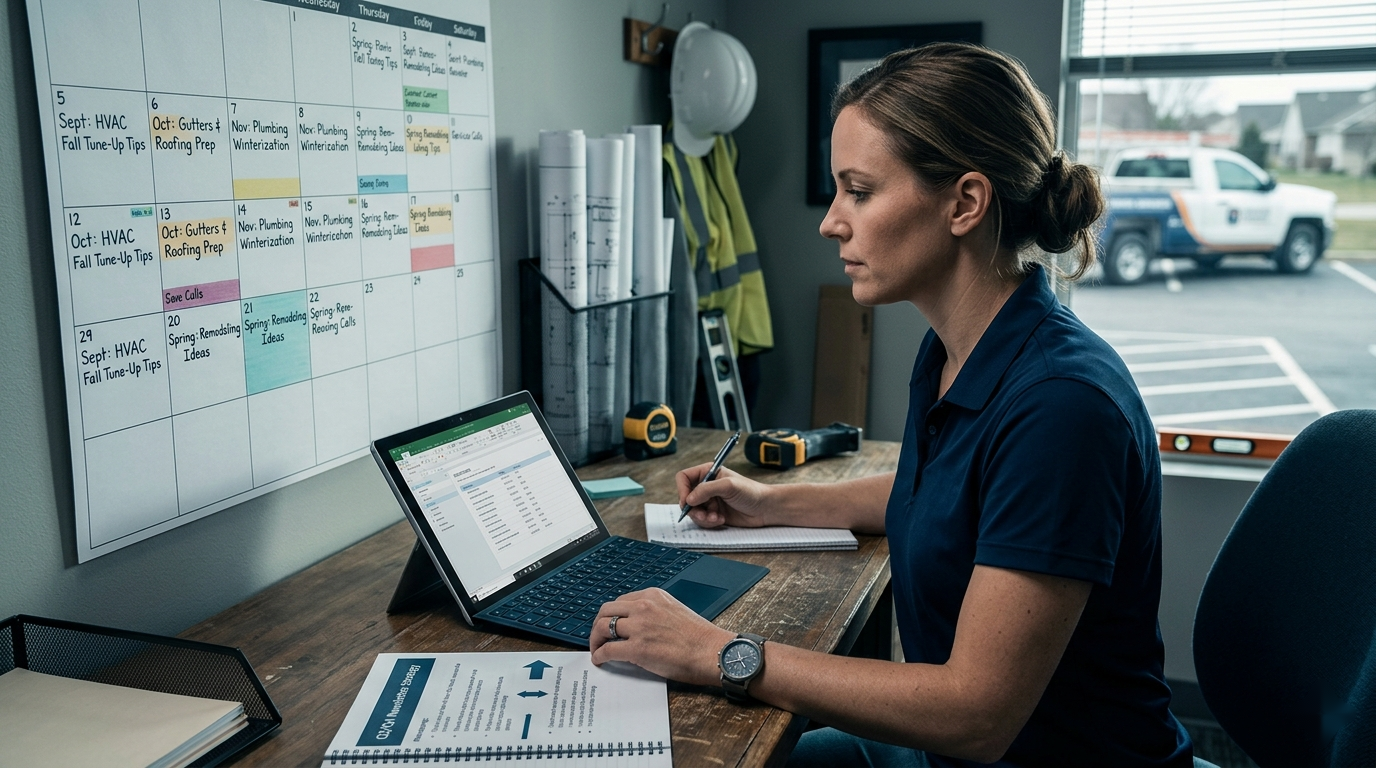 Contractor Email Newsletter Ideas With AI: How to Stay Visible Without Writing From Scratch Every Month visual 2