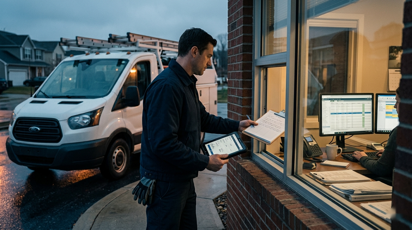 Truck-to-Office Handoff Automation for Field Service Teams: How to Cut End-of-Day Confusion visual 1